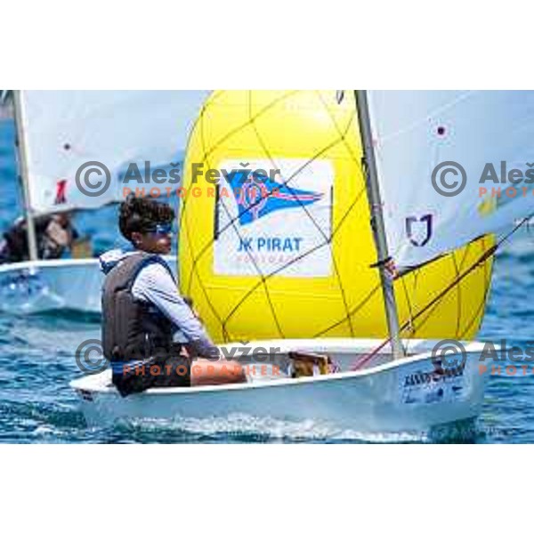 sailing competition at 2025 Optimist World Championship in Portoroz, Slovenia on July 3, 2025
