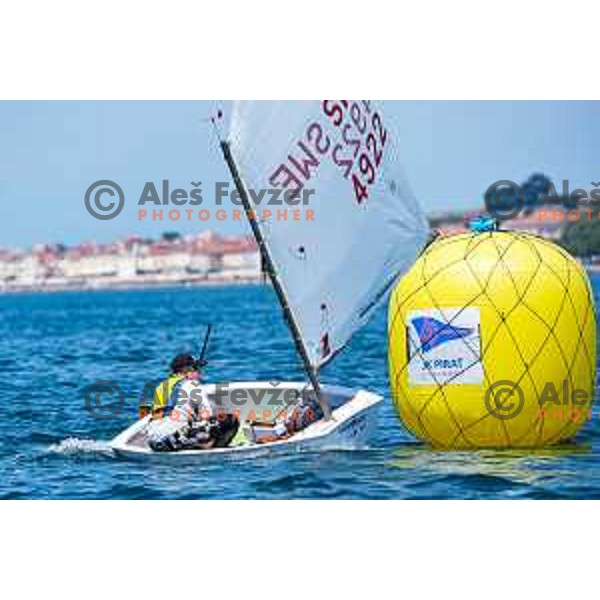 sailing competition at 2025 Optimist World Championship in Portoroz, Slovenia on July 3, 2025