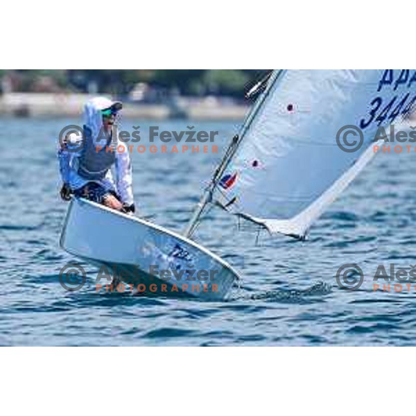 sailing competition at 2025 Optimist World Championship in Portoroz, Slovenia on July 3, 2025
