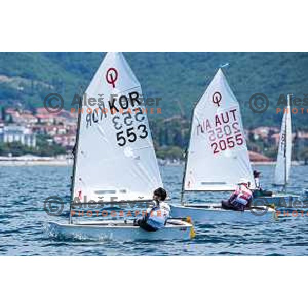 sailing competition at 2025 Optimist World Championship in Portoroz, Slovenia on July 3, 2025