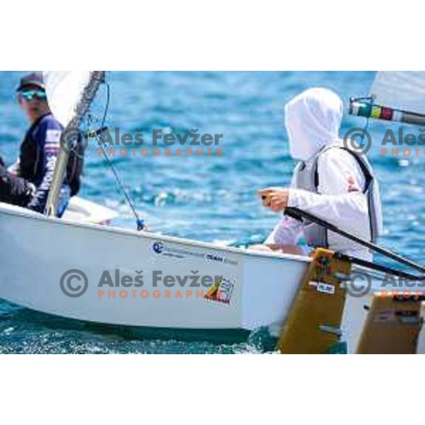 sailing competition at 2025 Optimist World Championship in Portoroz, Slovenia on July 3, 2025