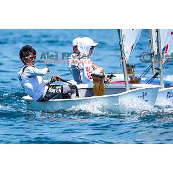 sailing competition at 2025 Optimist World Championship in Portoroz, Slovenia on July 3, 2025
