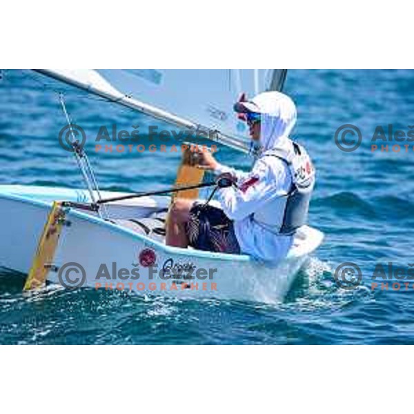 sailing competition at 2025 Optimist World Championship in Portoroz, Slovenia on July 3, 2025