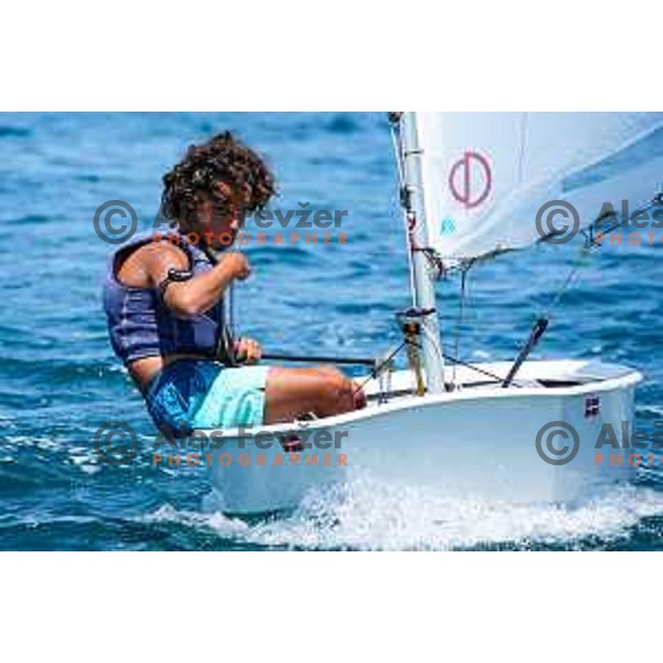 sailing competition at 2025 Optimist World Championship in Portoroz, Slovenia on July 3, 2025