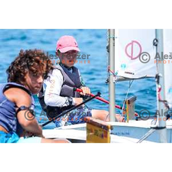 sailing competition at 2025 Optimist World Championship in Portoroz, Slovenia on July 3, 2025