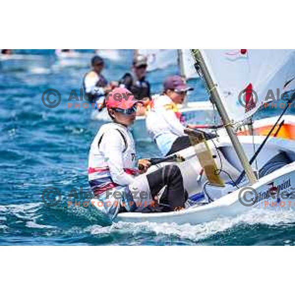 sailing competition at 2025 Optimist World Championship in Portoroz, Slovenia on July 3, 2025