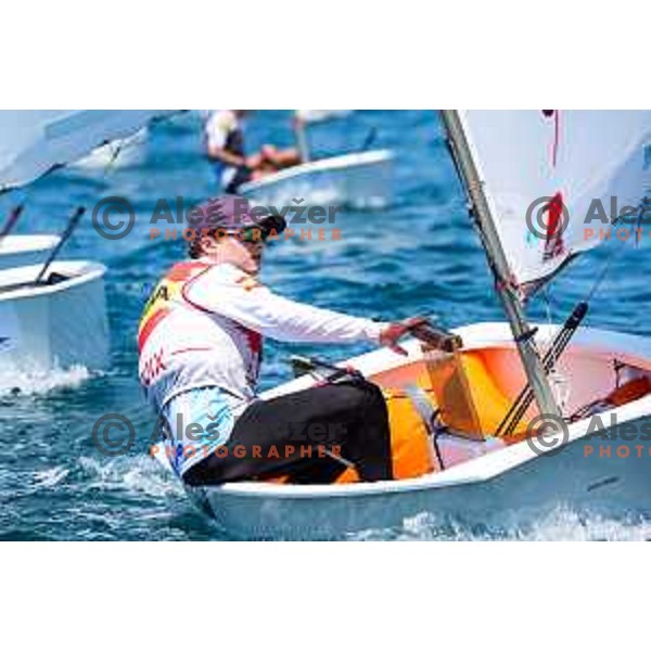 sailing competition at 2025 Optimist World Championship in Portoroz, Slovenia on July 3, 2025