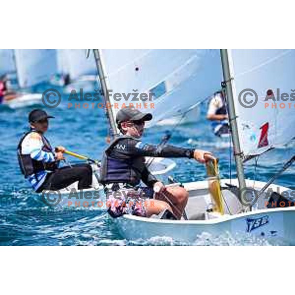 sailing competition at 2025 Optimist World Championship in Portoroz, Slovenia on July 3, 2025