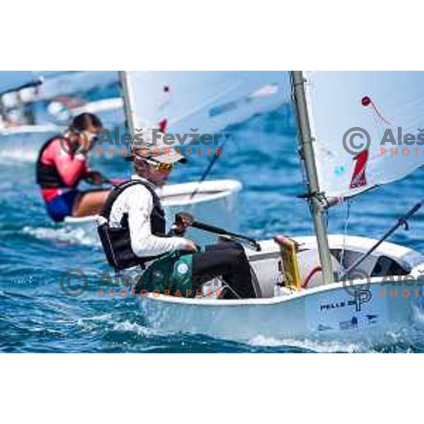 sailing competition at 2025 Optimist World Championship in Portoroz, Slovenia on July 3, 2025