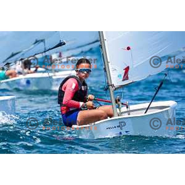sailing competition at 2025 Optimist World Championship in Portoroz, Slovenia on July 3, 2025