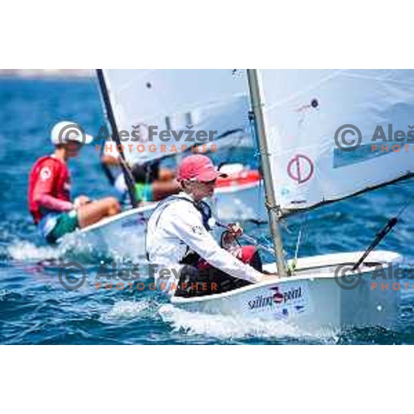 sailing competition at 2025 Optimist World Championship in Portoroz, Slovenia on July 3, 2025