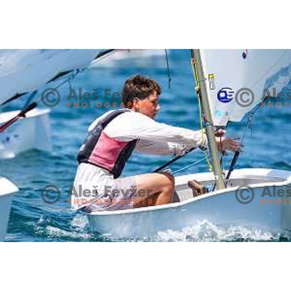 sailing competition at 2025 Optimist World Championship in Portoroz, Slovenia on July 3, 2025