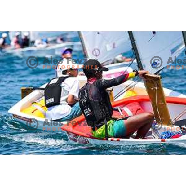 sailing competition at 2025 Optimist World Championship in Portoroz, Slovenia on July 3, 2025