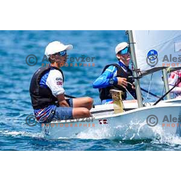 sailing competition at 2025 Optimist World Championship in Portoroz, Slovenia on July 3, 2025
