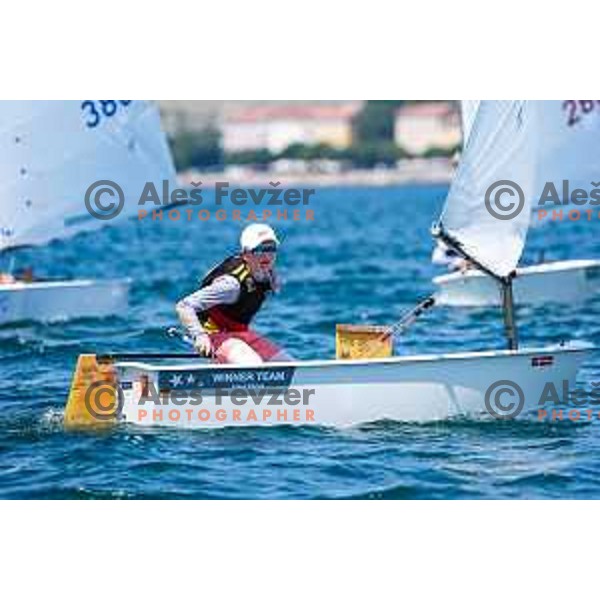 sailing competition at 2025 Optimist World Championship in Portoroz, Slovenia on July 3, 2025
