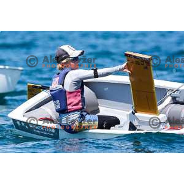 sailing competition at 2025 Optimist World Championship in Portoroz, Slovenia on July 3, 2025