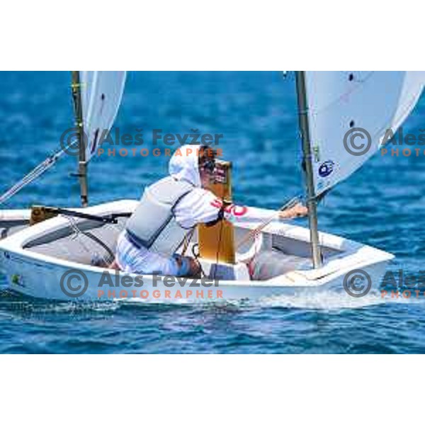 sailing competition at 2025 Optimist World Championship in Portoroz, Slovenia on July 3, 2025