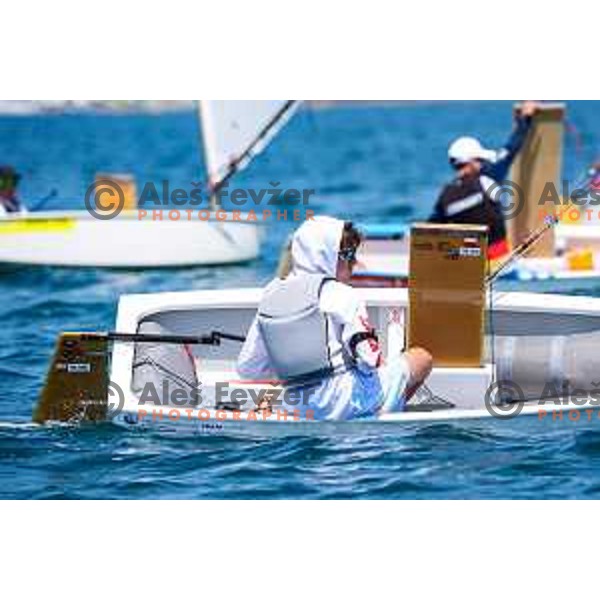 sailing competition at 2025 Optimist World Championship in Portoroz, Slovenia on July 3, 2025