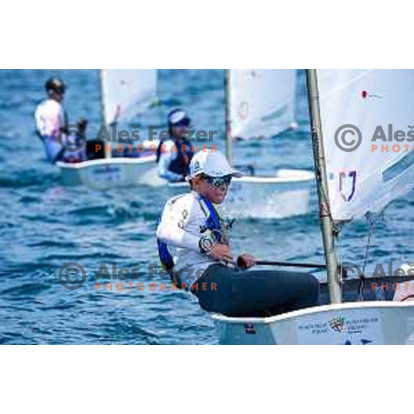 sailing competition at 2025 Optimist World Championship in Portoroz, Slovenia on July 3, 2025