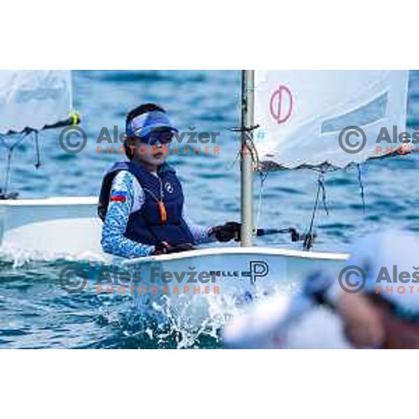 sailing competition at 2025 Optimist World Championship in Portoroz, Slovenia on July 3, 2025