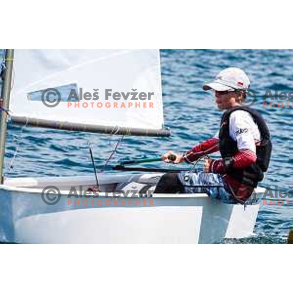 sailing competition at 2025 Optimist World Championship in Portoroz, Slovenia on July 3, 2025
