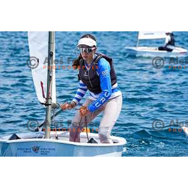sailing competition at 2025 Optimist World Championship in Portoroz, Slovenia on July 3, 2025
