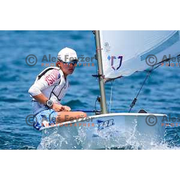 sailing competition at 2025 Optimist World Championship in Portoroz, Slovenia on July 3, 2025