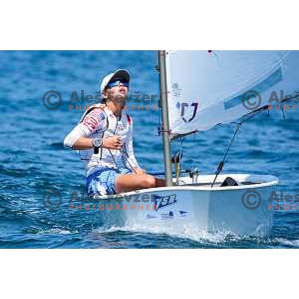 sailing competition at 2025 Optimist World Championship in Portoroz, Slovenia on July 3, 2025