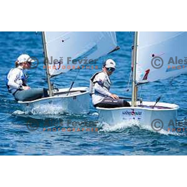 sailing competition at 2025 Optimist World Championship in Portoroz, Slovenia on July 3, 2025