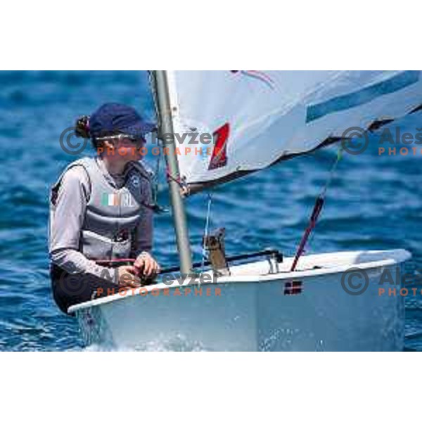 sailing competition at 2025 Optimist World Championship in Portoroz, Slovenia on July 3, 2025
