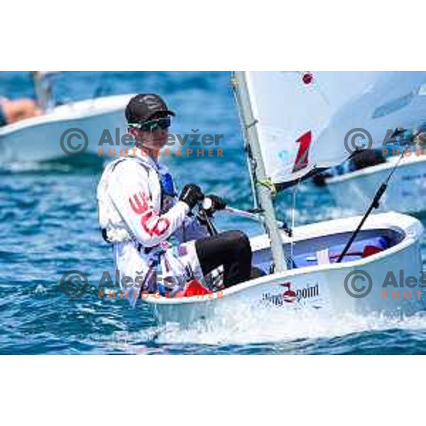 sailing competition at 2025 Optimist World Championship in Portoroz, Slovenia on July 3, 2025