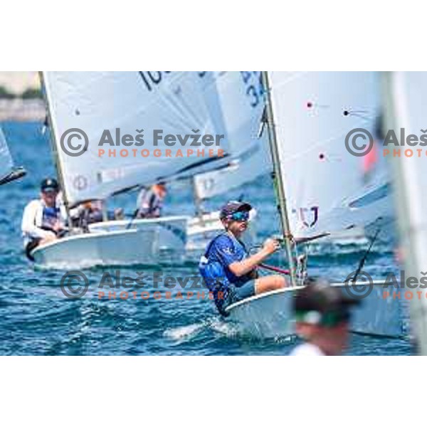 sailing competition at 2025 Optimist World Championship in Portoroz, Slovenia on July 3, 2025