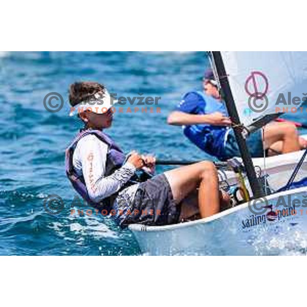 sailing competition at 2025 Optimist World Championship in Portoroz, Slovenia on July 3, 2025