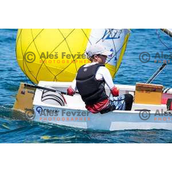 sailing competition at 2025 Optimist World Championship in Portoroz, Slovenia on July 3, 2025