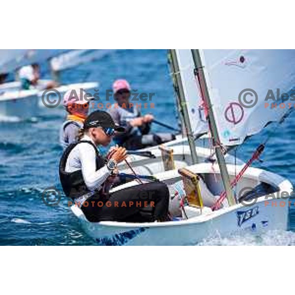 sailing competition at 2025 Optimist World Championship in Portoroz, Slovenia on July 3, 2025
