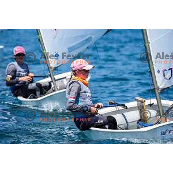 sailing competition at 2025 Optimist World Championship in Portoroz, Slovenia on July 3, 2025