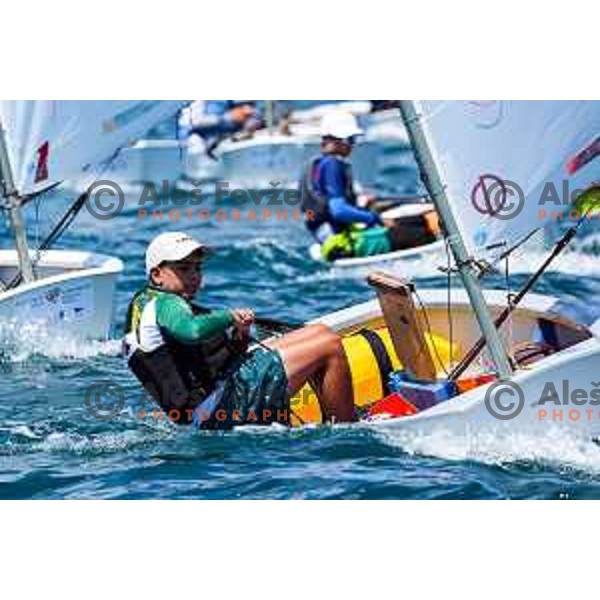 sailing competition at 2025 Optimist World Championship in Portoroz, Slovenia on July 3, 2025