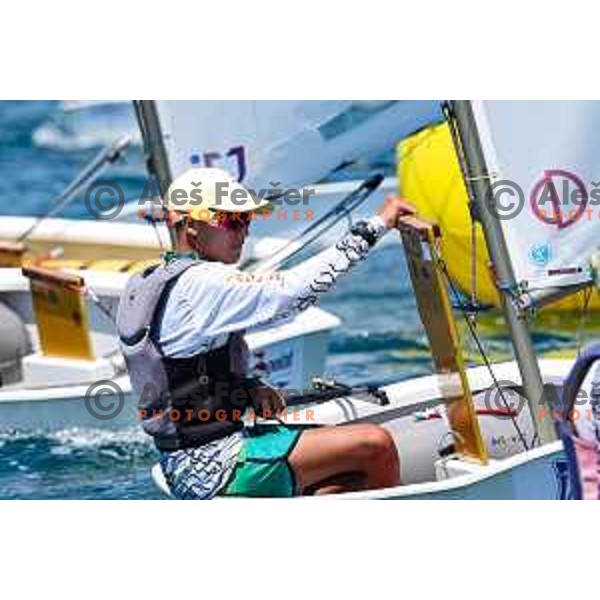sailing competition at 2025 Optimist World Championship in Portoroz, Slovenia on July 3, 2025