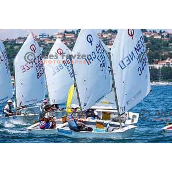 sailing competition at 2025 Optimist World Championship in Portoroz, Slovenia on July 3, 2025