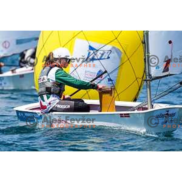 sailing competition at 2025 Optimist World Championship in Portoroz, Slovenia on July 3, 2025