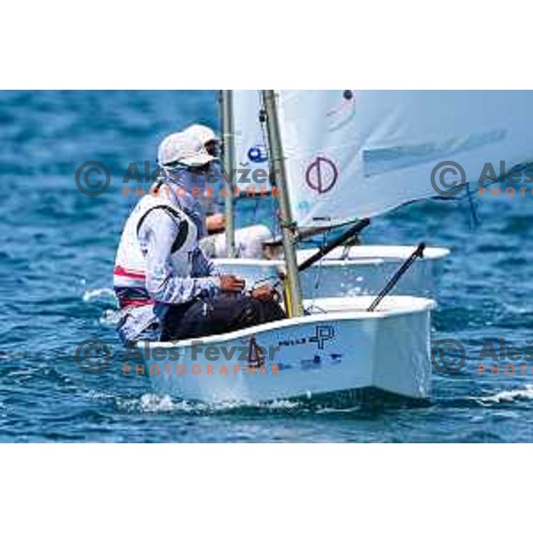 sailing competition at 2025 Optimist World Championship in Portoroz, Slovenia on July 3, 2025