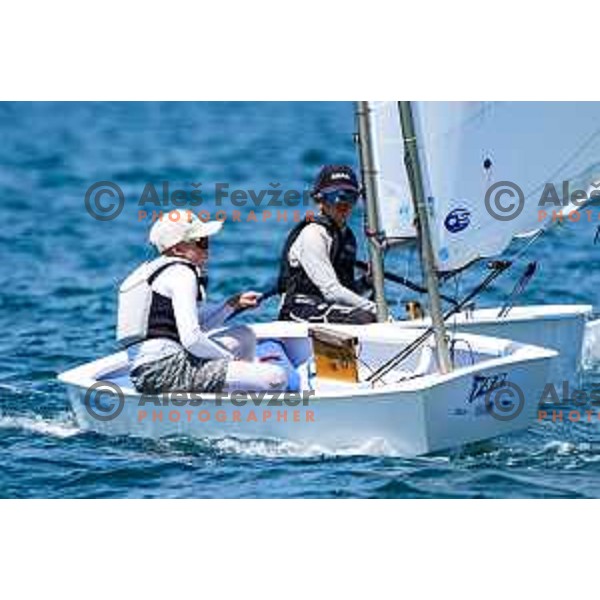 sailing competition at 2025 Optimist World Championship in Portoroz, Slovenia on July 3, 2025