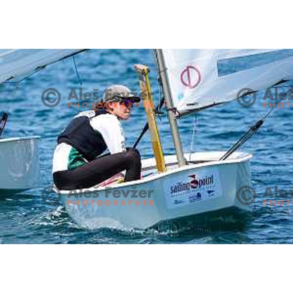 sailing competition at 2025 Optimist World Championship in Portoroz, Slovenia on July 3, 2025