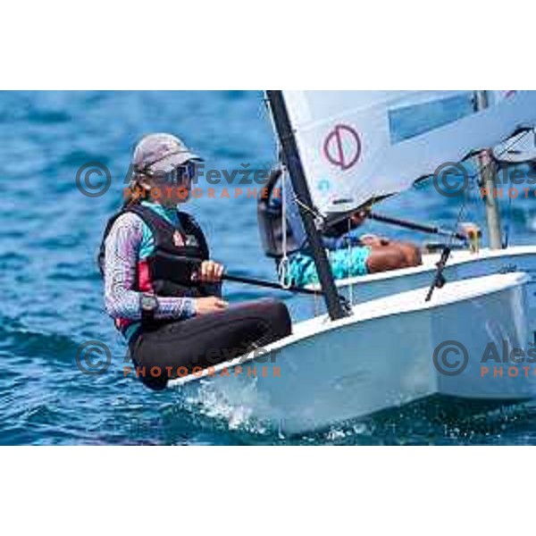 sailing competition at 2025 Optimist World Championship in Portoroz, Slovenia on July 3, 2025
