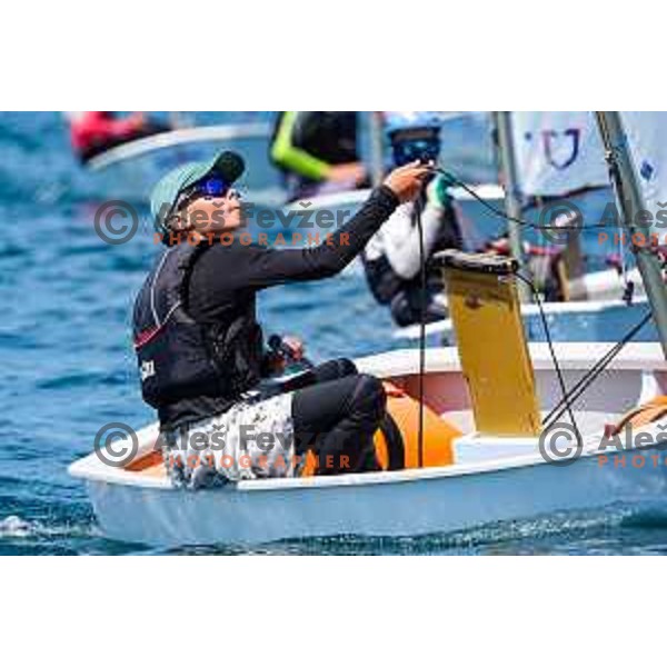 sailing competition at 2025 Optimist World Championship in Portoroz, Slovenia on July 3, 2025