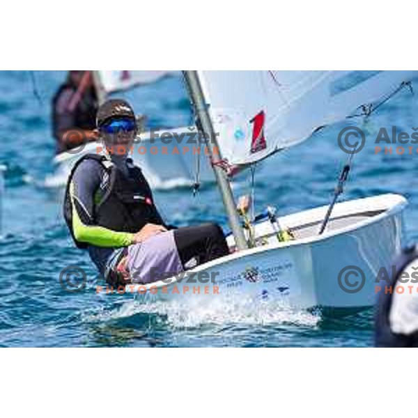 sailing competition at 2025 Optimist World Championship in Portoroz, Slovenia on July 3, 2025