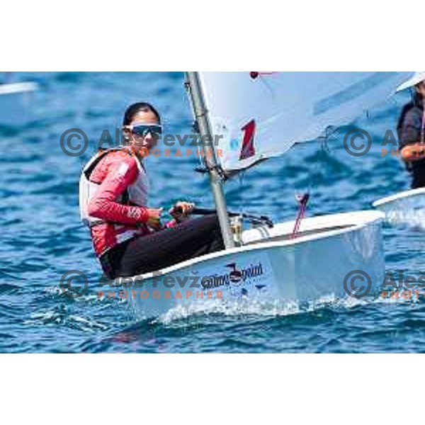 sailing competition at 2025 Optimist World Championship in Portoroz, Slovenia on July 3, 2025