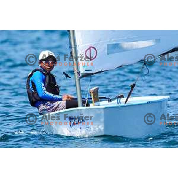 sailing competition at 2025 Optimist World Championship in Portoroz, Slovenia on July 3, 2025