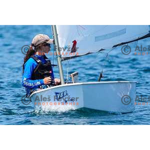 sailing competition at 2025 Optimist World Championship in Portoroz, Slovenia on July 3, 2025