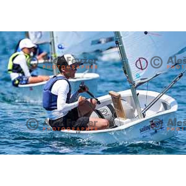 sailing competition at 2025 Optimist World Championship in Portoroz, Slovenia on July 3, 2025